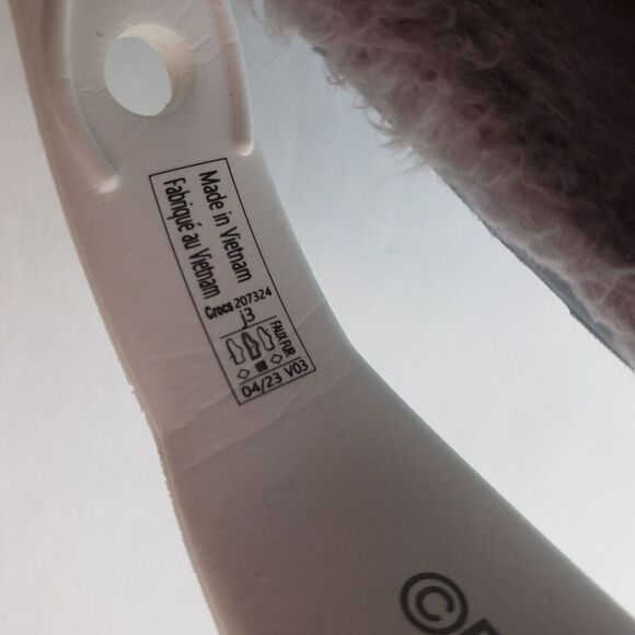 Crocs Fun Lab Kids Size J3 Mineral Blue Frozen II Disney Lined Clog Shoes - Picture 12 of 12